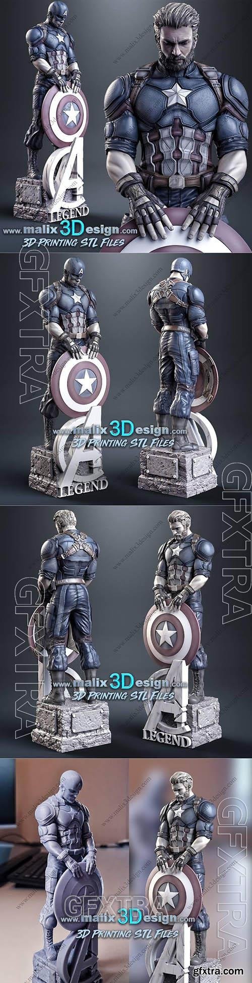 Captain America 3D Printable