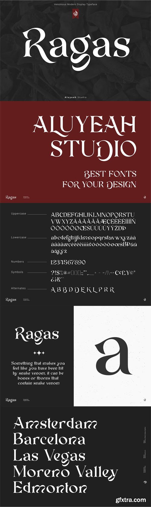 Ragas - Modern Display Typeface
