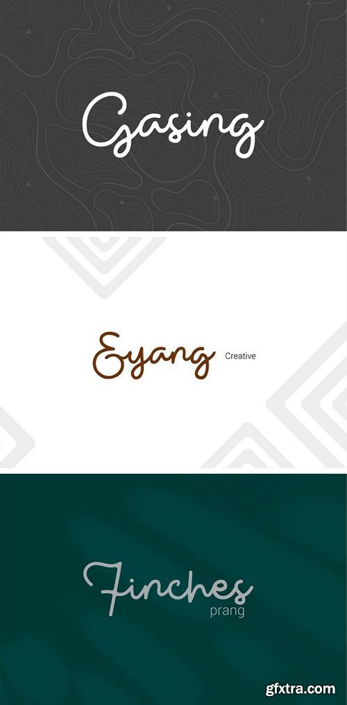 Gasing Script Font