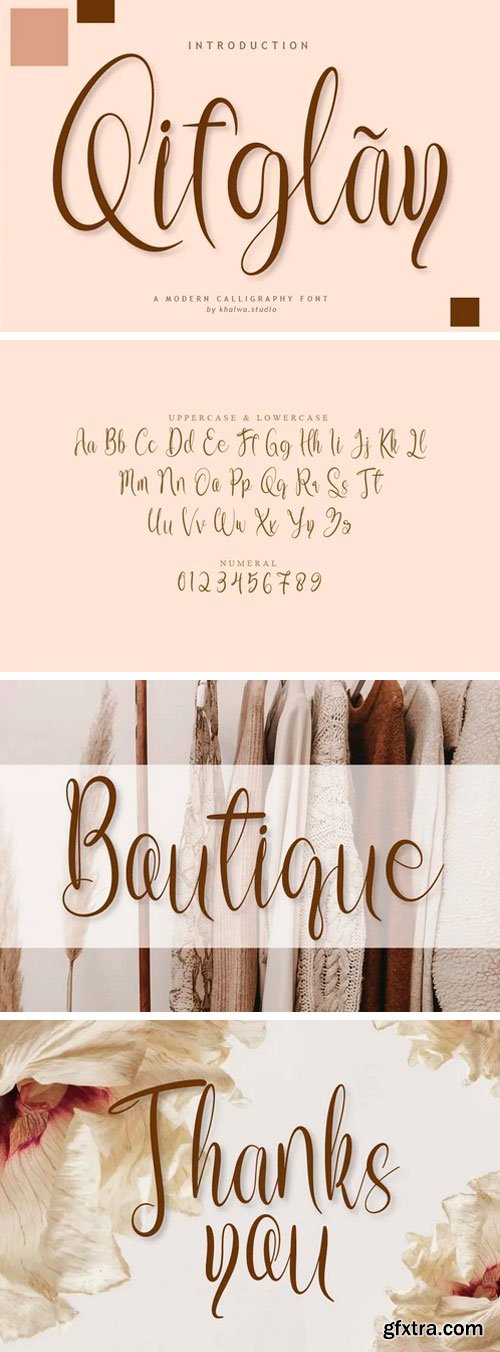 Qifglay Script Font