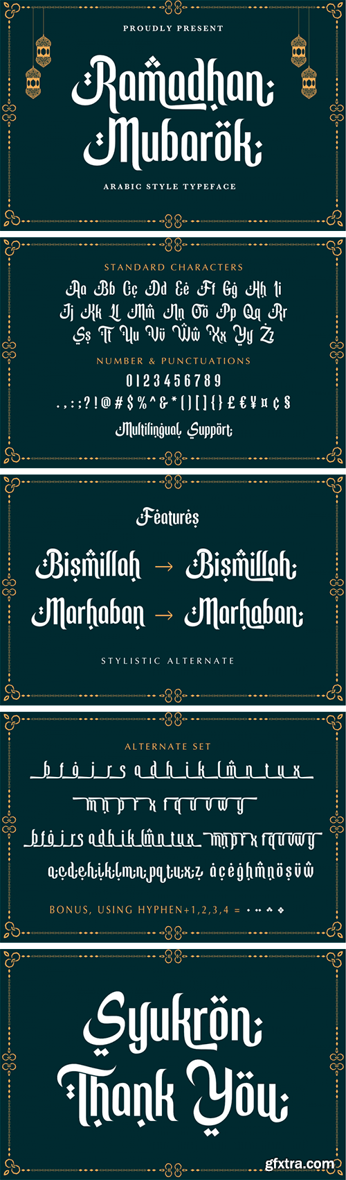 Ramadhan Mubarok Font