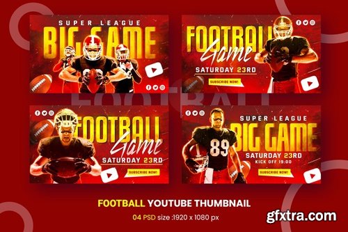 Football Youtube Thumbnail Template