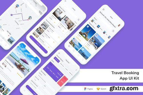 Travel Booking App UI Kit