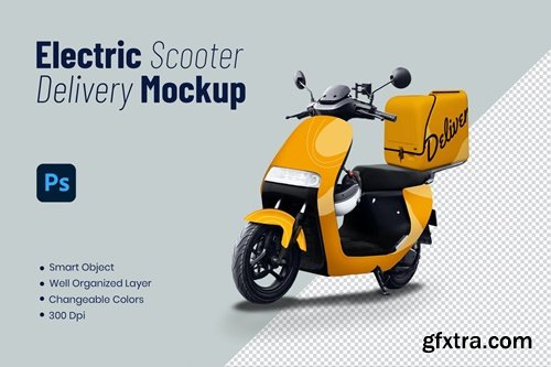 Electric Scooter Mockup