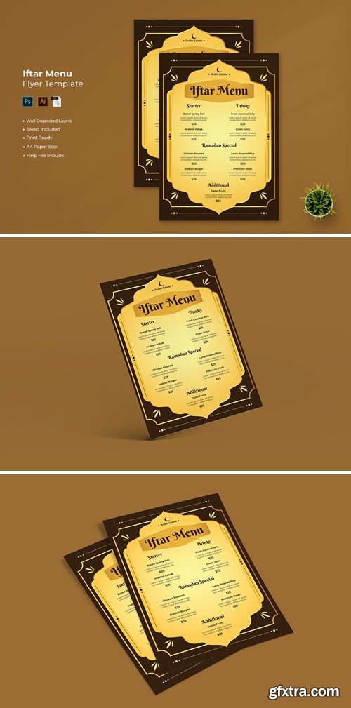 Iftar Menu Flyer Template