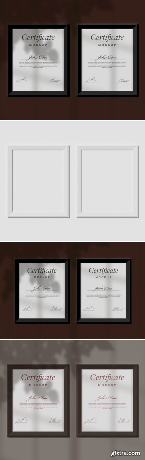 Certificates Mockup