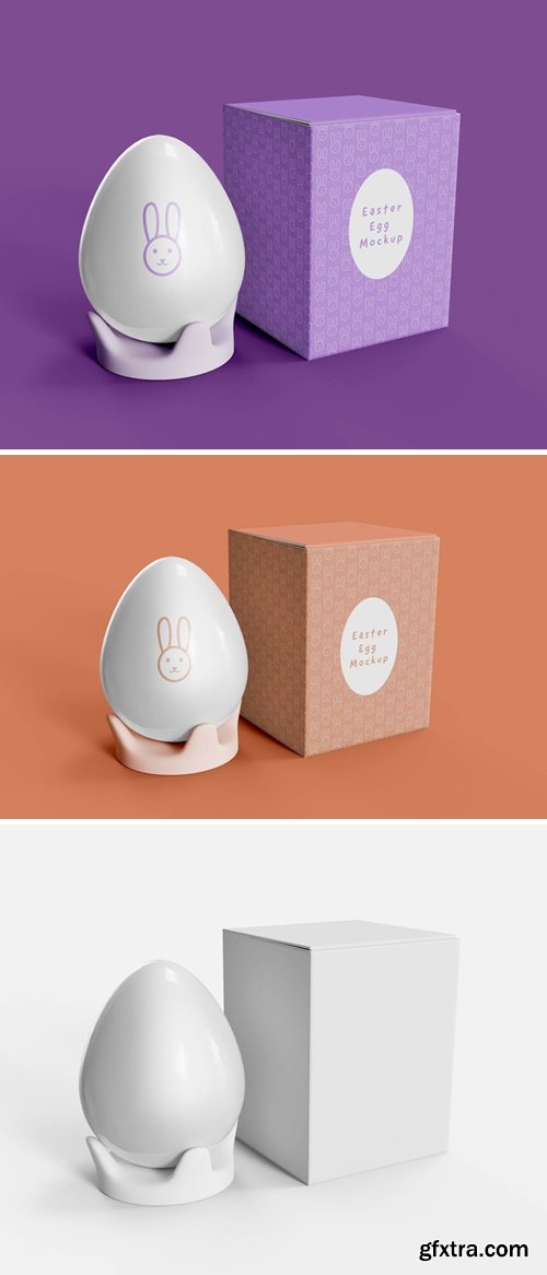 Easter Egg Box Mockup