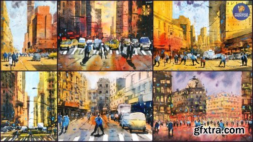 How to Paint Street Scenes in Watercolor