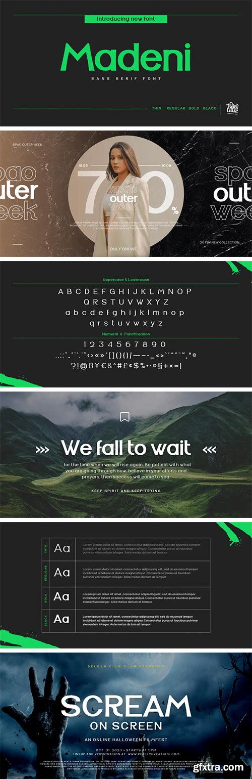 Madeni Font Family