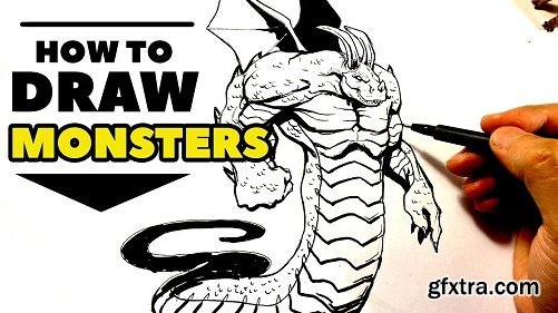 How to Draw Monsters 101 - Step by Step