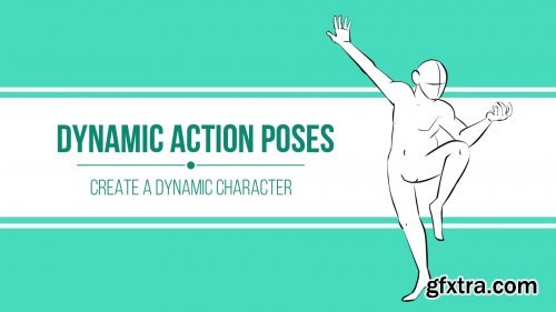 Drawing Dynamic Action Poses - Step By Step!