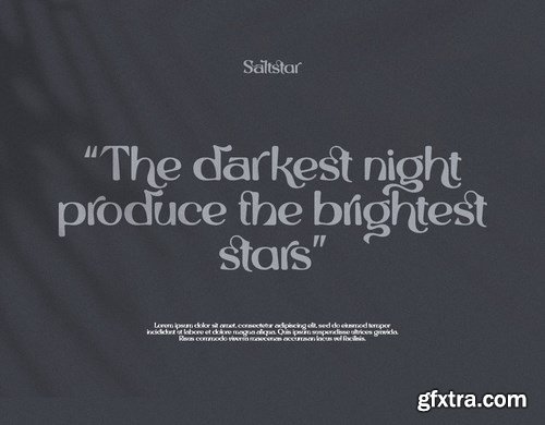 Saltstar - Elegant San Serif Font