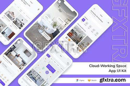 Cloud-Working Space App UI Kit RC7CPNB