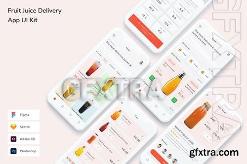 Fruit Juice Delivery App UI Kit DEJXYVK