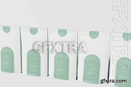 Stand Up Pouch Bags Set Mockup GG7TUJ9