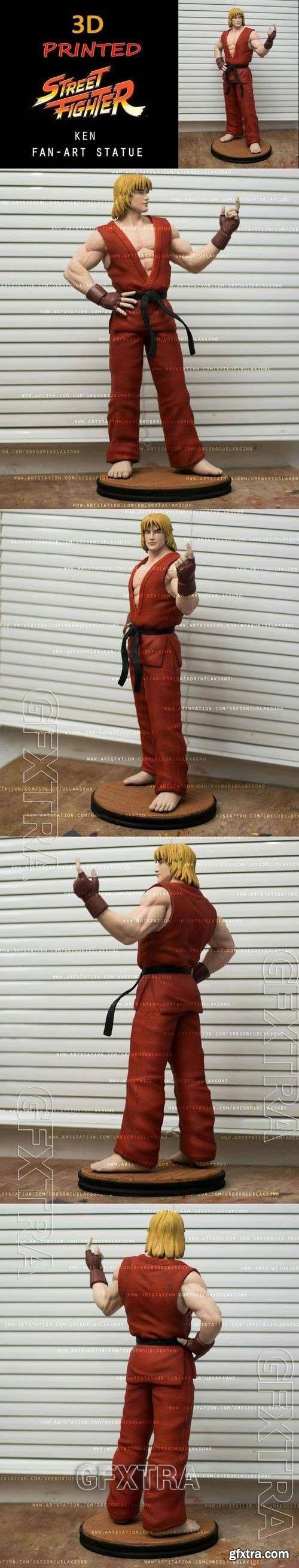 Ken Street Fighter 3D Printable