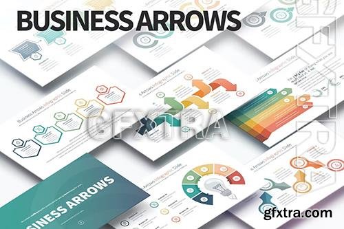 Business Arrows - PowerPoint Infographics Slides 6MNQQV4