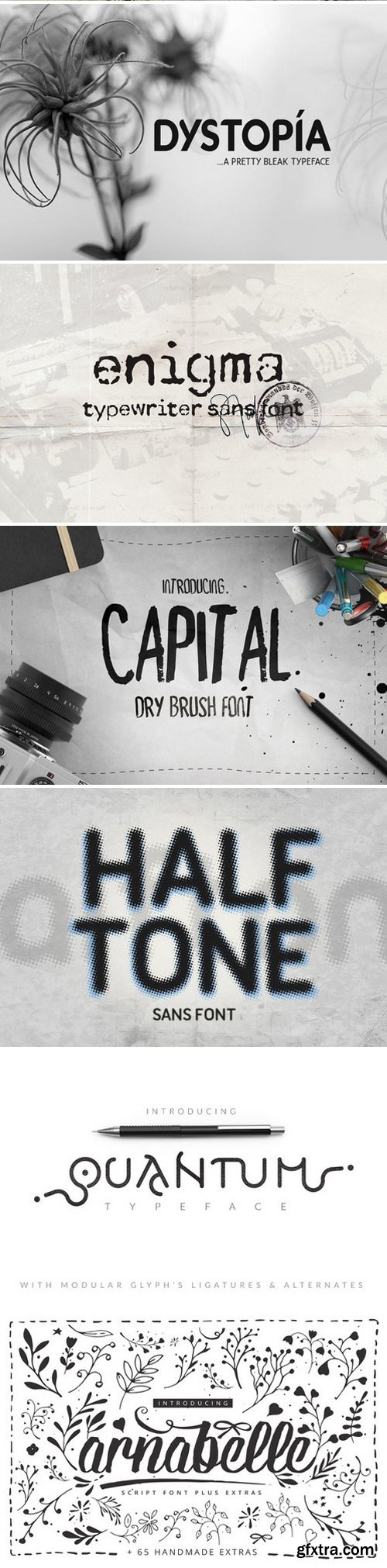 17 Fonts Bundle + Extras