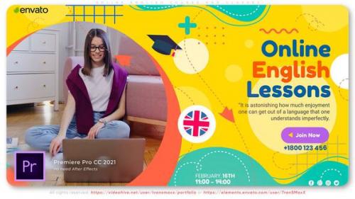 Videohive - Online English Course and Classes - 37139120 - 37139120