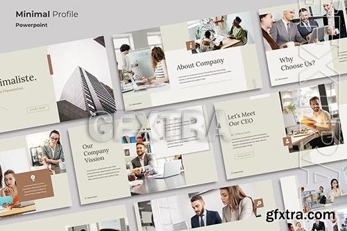 Minimaliste - Powerpoint Template 8USPEFR