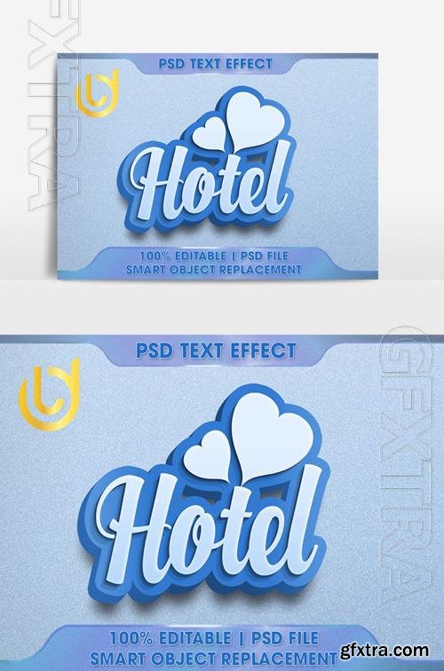 Hotel Text 3D effect correction