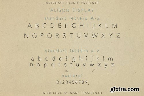 Alison Handwritten Font Duo