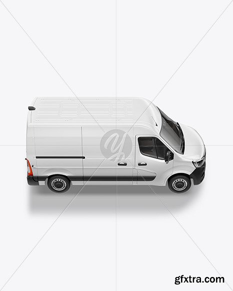 Panel Van Mockup - Side View 95107