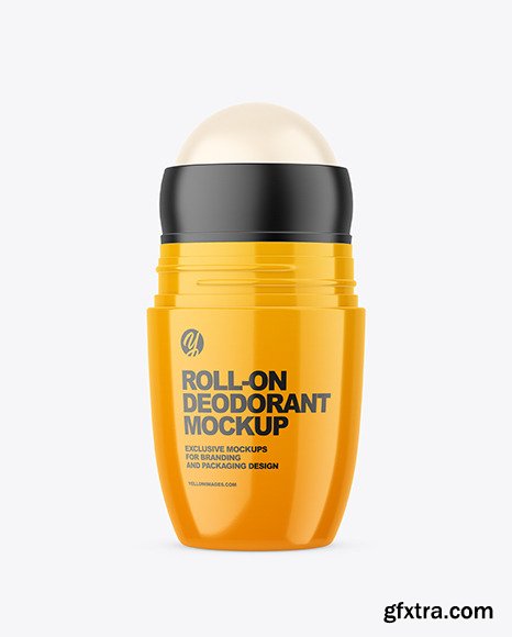 Glossy Roll-On Deodorant Mockup 95099