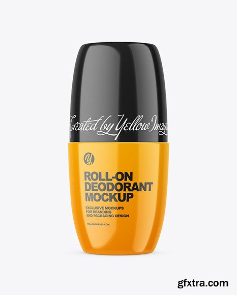 Glossy Roll-On Deodorant Mockup 95099