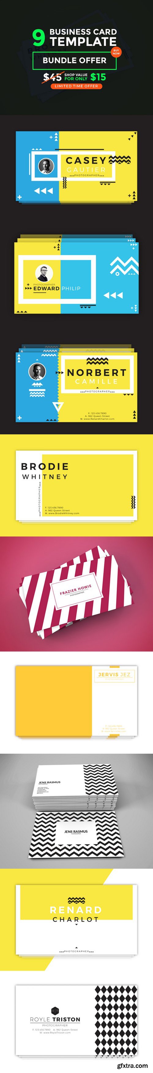 9 Beautiful Business Card Bundle