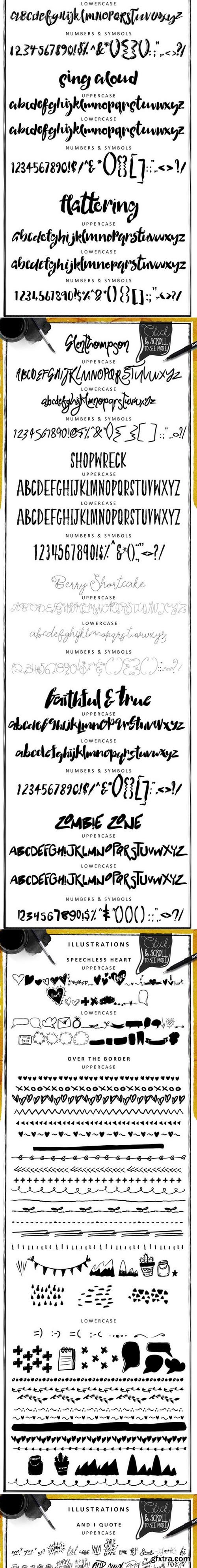 Bundle of Fonts 2 in 1