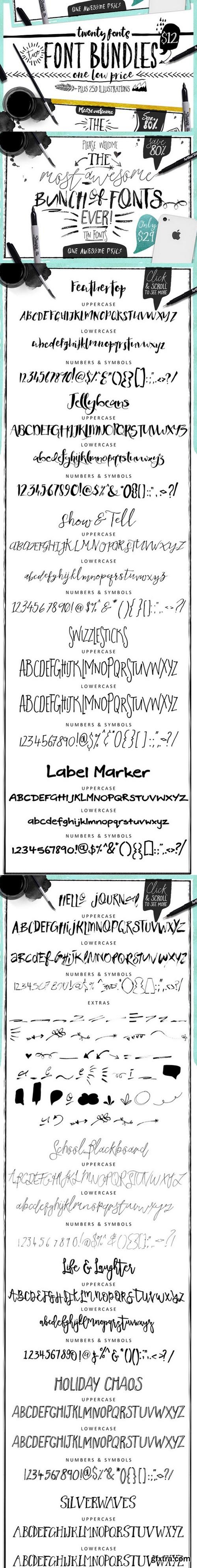 Bundle of Fonts 2 in 1