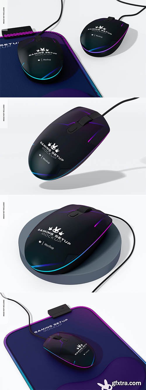 Gaming mouse mockup