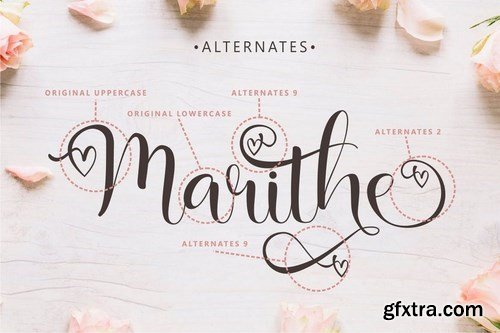 Marithe - Beautiful Modern Calligraphy