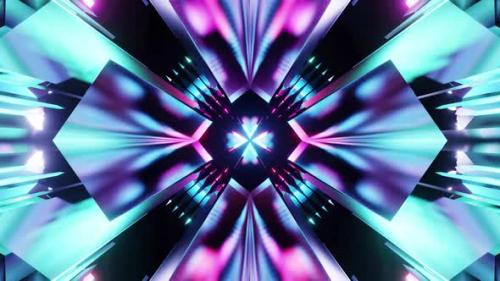 Videohive - Vj Loop Kaleidoscope Background For Music 4K - 37129057 - 37129057