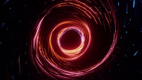 Videohive - Vj Loop Tunnel Background Of The Sci Fi Travel Through The Galaxy 4K - 37129064 - 37129064