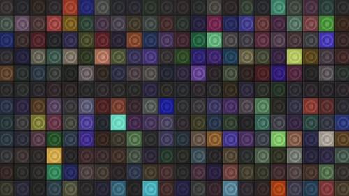 Videohive - Beautiful background of colorful flashing squares - 37129998 - 37129998