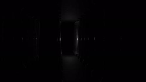 Videohive - Dark corridor with approaching darkness - 37130020 - 37130020