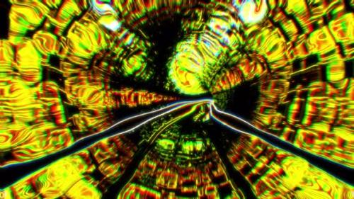 Videohive - Psychedelic Tunnel Trip - 37123859 - 37123859