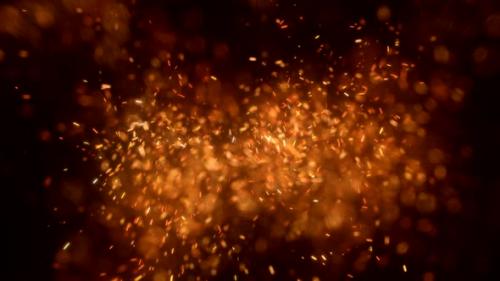 Videohive - Embers Sparks Background - 37128539 - 37128539