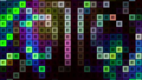 Videohive - Background with colorful squares in tetris - 37130003 - 37130003