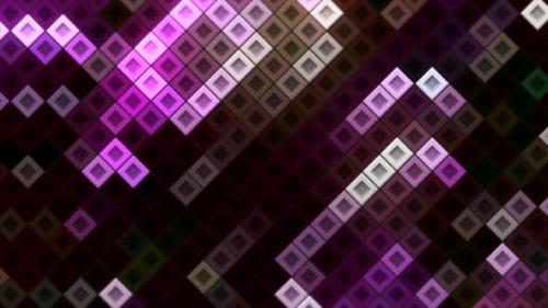 Videohive - Electronic field with moving colored squares - 37130028 - 37130028