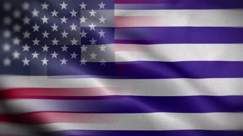 Videohive - USA Greece Flag Loop Background 4K - 37130265 - 37130265