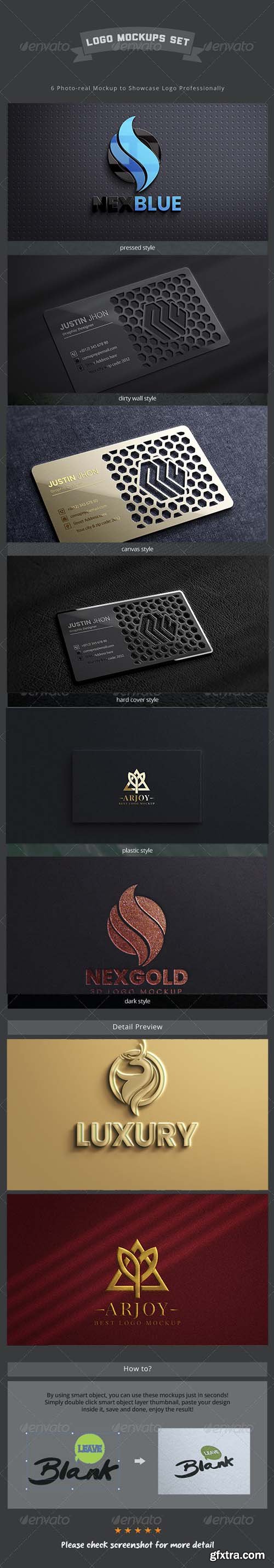 Luxury logo mockup templatу 10