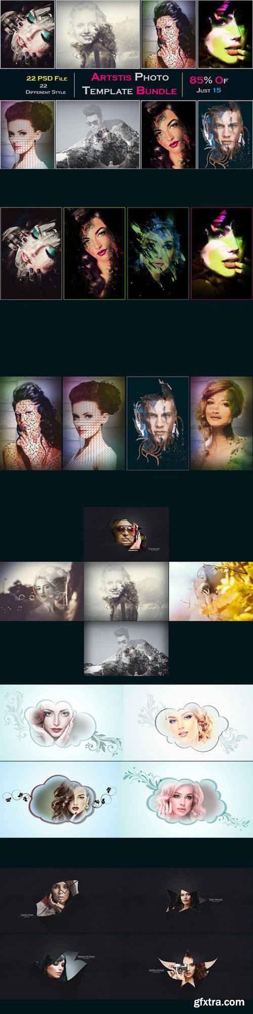 Artstic Photo Template Bundle