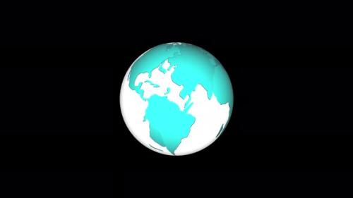 Videohive - 3d Animation of planet Earth. Vd 1731 - 37103770 - 37103770