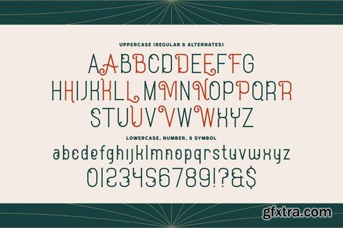 Monire - Creative Vintage Font