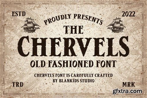 Chervels an Old Fashioned Font