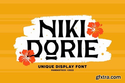 Niki Dorie - Unique Display Font