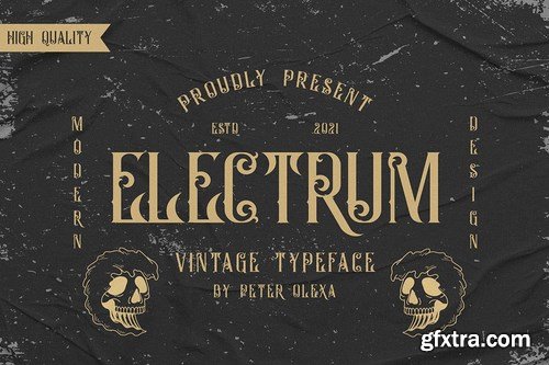 Electrum - Deco Font